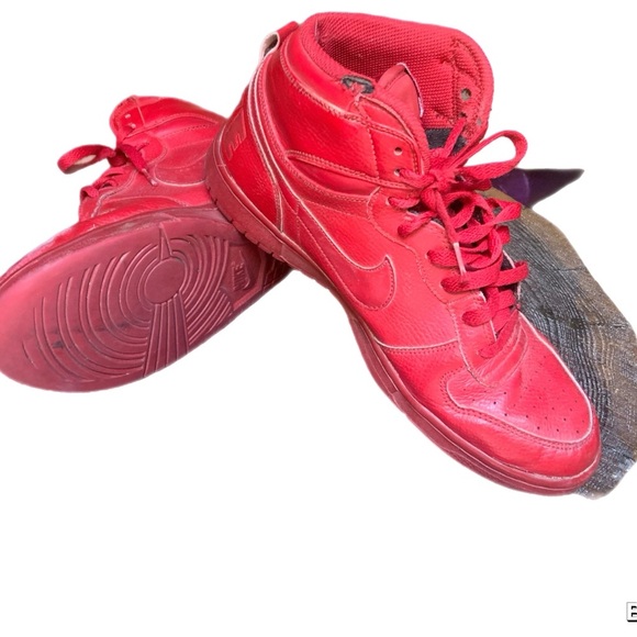 Nike Big High Gym Red Sneaker Shoe 9